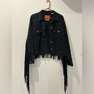 Levi’s Premuim Ex-Boyfriend Fringe trucker jacket